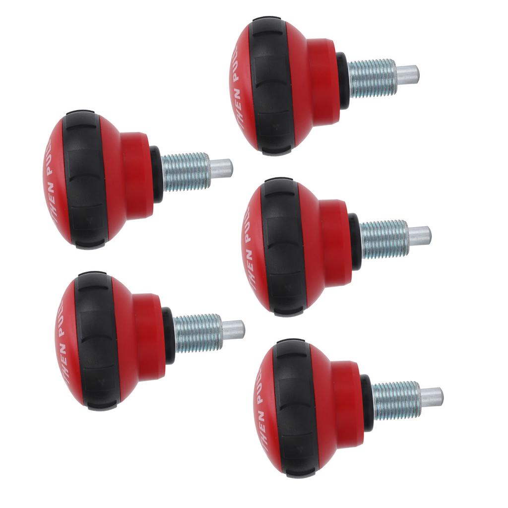 5Pcs Fitness Adjustment Knob Quick Release Spring Pull Pin Knob Replacement Part for Fitness Equipment Exercise Bike