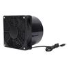 10W Monocrystalline Solar Panel Solar Powered Exhaust Fan for Chicken Coop Greenhouse Shed Pet House Outside Kitchen