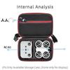 Multiple Accessory Storage Bag for Drones Fly More Combo, Portable and Protective PU Material