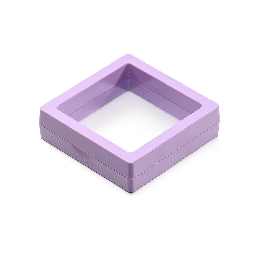 -oxidation Jewelry PE Film Suspension Box Necklace Earring Storage Box Jewelry DIY Film Suspension Display Box M фиолетовый