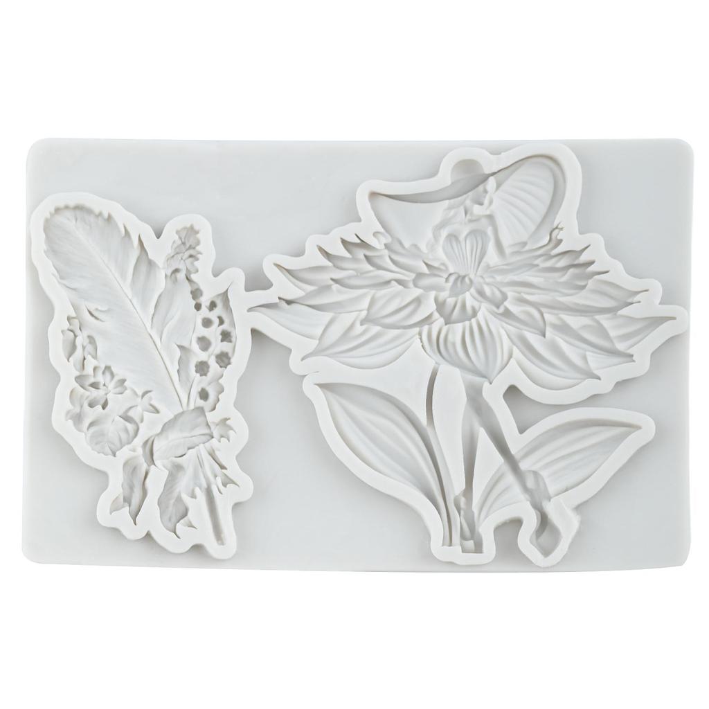 Flower Fairy Silicone Molds Dancer Goddess Feather Girl Fondant Mold Cake Decorating Tools Cupcake Topper Candy Resin Clay Chocolate Gumpaste Mold