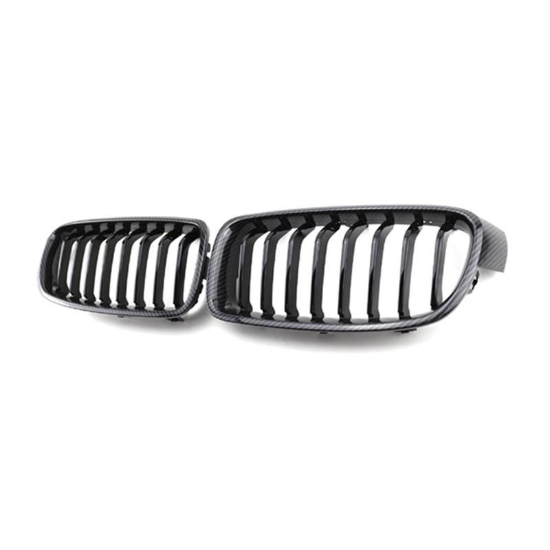 Car Glossy Black Front Hood Kidney Mesh Sport Racing Grills Parts For BMW 3 Series F30 F31 F35 F80 2012-2018