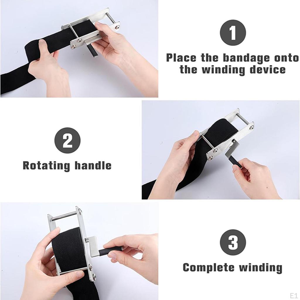 Boxing Hand Wraps Roller Winding Tool Professional Practical Handheld Winder Sports Wrap for