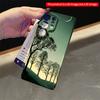 2DFlat Samsung Phone Case Moonlit Trees Silhouette Landscape Applicable To Galaxy S22 S23 S24 S25ULTRA S26 A12 A13 A14 A15 A16