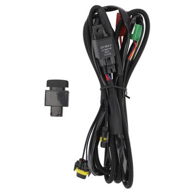 Cablaggio Relè Luci Fendinebbia LED DC12V H11 con Interruttore On/Off Indicatore con Relè 40A per Qashqai J10 X‑Trail T31 Navara