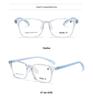 Ultra-light Eco-friendly Student Prescription Glasses Frame with Defocus Control and No-pressure Nose Pads
