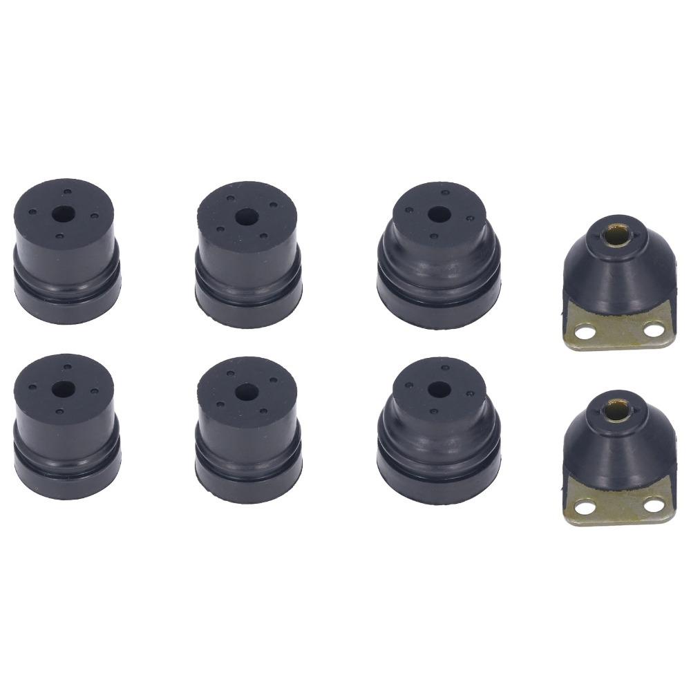 Kit de Tampons pour Tronçonneuse en Caoutchouc et Fer Noir Support de Tampon de Rechange Supports de Tampon AV pour STIHL 028