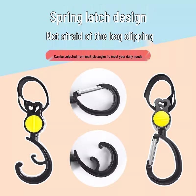 Universal Baby Stroller Hooks for Hanging Bags & Accessories
