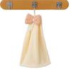 4 pcs Coral Fleece Children's Hand Towel Cartoon Bow Tie Baby Kids Absorbent Quick Drying Face Towel Hanging Towel