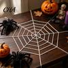 Party Favors for Trick or Treaters Halloween Giant Spider Web Decorations, Large Fake Furry Stretchable Supplies Outdoor, Indoor, Yard, Home, Haunted