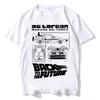 T-shirt DeLorean Retour vers le Futur Cool Coton de Haute Qualité T-shirt de Fitness Streetwear Graphique Unisexe Hauts T-shirts Vêtements pour Homme