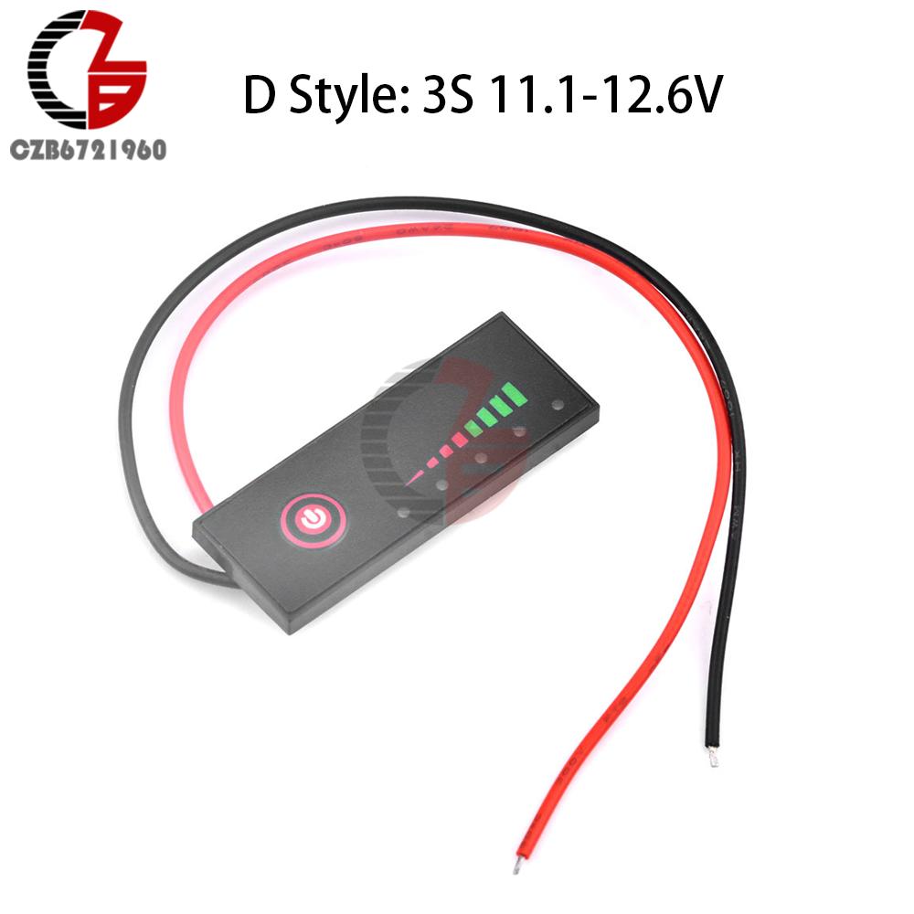 1-7S 18650 Lithium Battery Pack Power Indicator 5S 18/21V Battery Level Indicator Capacity Tester Power Percentage Display Board