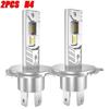 H7 H4 H1 LED Car Headlight Bulbs CANBUS Mini Wireless Auto Hi/Lo Beam High Brightness Spotlights  Fog Lamps Plug&Play 6000K 12V