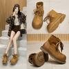 French Martin Boots Women's 2026 Spring and Autumn New Thick Heel Platform Locomotive Handsome Cool Fried Street Casual Boots