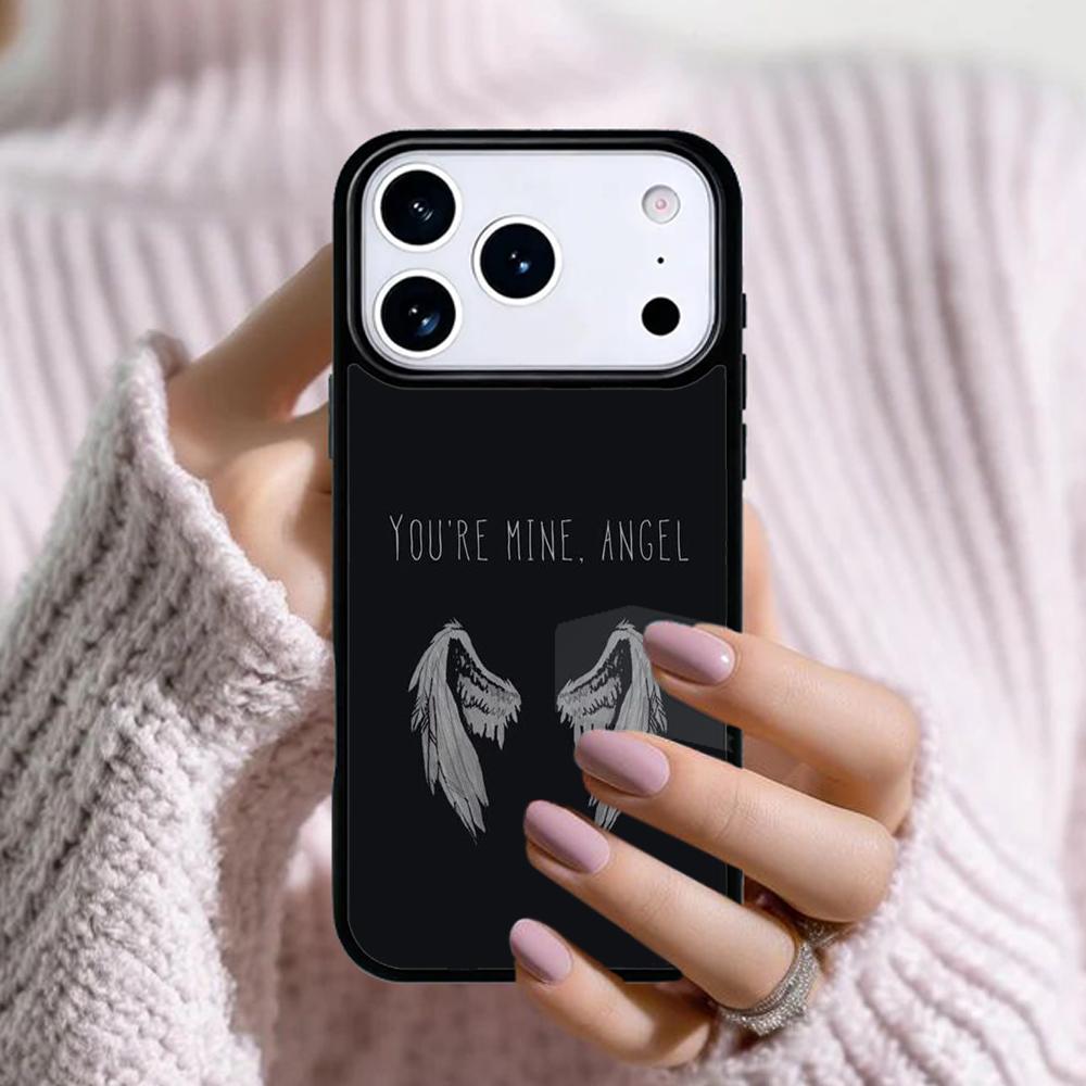 Fantasy Angel Girl Wings Phone Case For Apple iPhone 17 Air 16E 15 14 Plus 13 12 11 Pro Max Mini Funda Cover