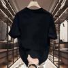 Trendy Brand Short-Sleeved Pure Cotton Men'S Printed T-Shirt Trendy Men'S And Women'S Versatile Round Neck T-Shirt Men'S