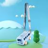 Removable Baby Bus Water Bottle with Shoulder Strap Kid's Water Bottle  School