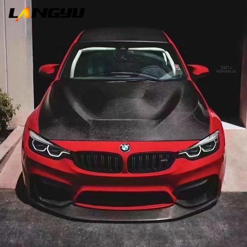 Langyu Carbon Fiber GTS Style Hood for BMW M3 F80/M4 F82