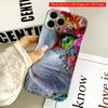 2DFlat Floral Cat Eye Art Phone Case All Inclusive Film Hard Phone Case, Compatible with iPhone 18 Pro Max 17 16 15 14 13 12 11
