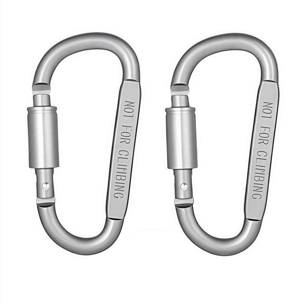 

2-6PCS Carabiner Set For Key Camping Survival EDC Outdoor Keychain Clip Alloy Aluminum Tactical Caribiner Hook Karabiners