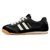 Warrior Training Fabric Flat Lightweight Breathable Non-Slip Low-Top Casual Shoes Men sneaker Black Brown 476102