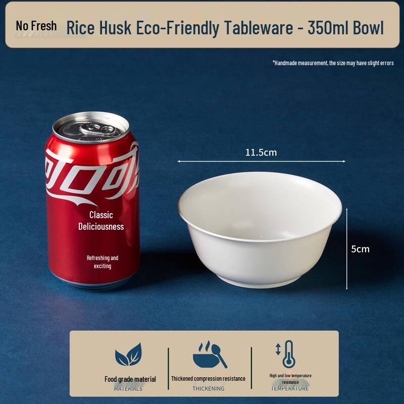 Eco-Friendly Disposable Rice Husk Bowls