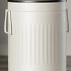 Trash Can with Foot Pedal Quiet Step Easy to Clean for Bedroom, Office