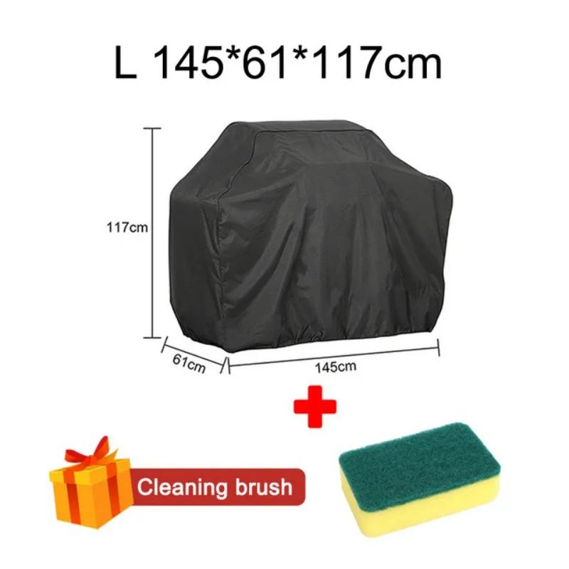 BBQ-Abdeckung Wasserdichte Outdoor-Grillabdeckung Robuste Gartenmöbelabdeckung Oxford-Gewebe Grill-Schutzmatte