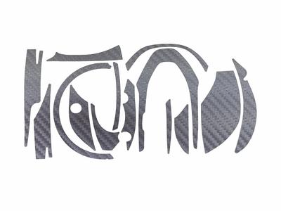 ADESIVO PERSONALIZADO para YOROI 25SLXBFS e 21SLXBFS Carretéis Baitcasting Proteção contra Arranhões SEAT.JP, (Prateado, Para Canhotos)