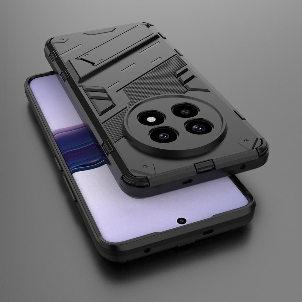 Für Realme 13 Pro 5G (Global)/13 Pro+ 5G (Global) Stoßfeste Handyhülle aus PC+TPU mit Ständer