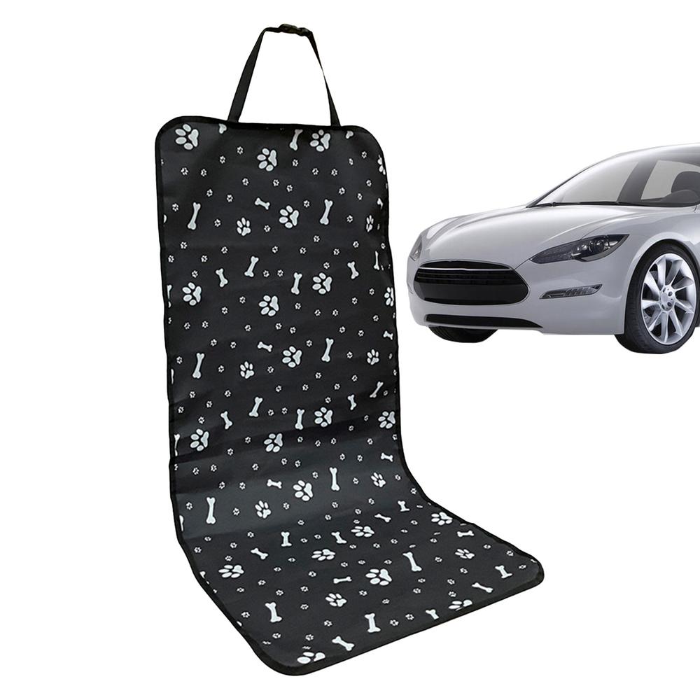 Dog Car Seat Cover Waterproof Car Front Seat Cover With Elastic Strap Hook And Loop Buckle Design Easy Installation Pet Pad
