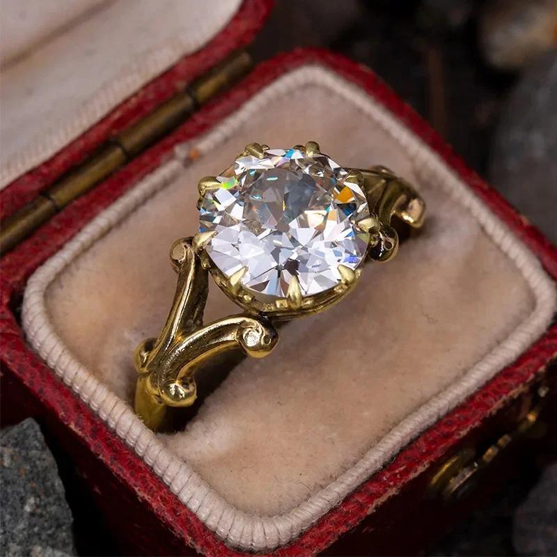 Fashion Versatile Cubic Zirconia Ring For Women Simple Stylish Wedding Bride Accessory Party Jewelry Drop Shipping