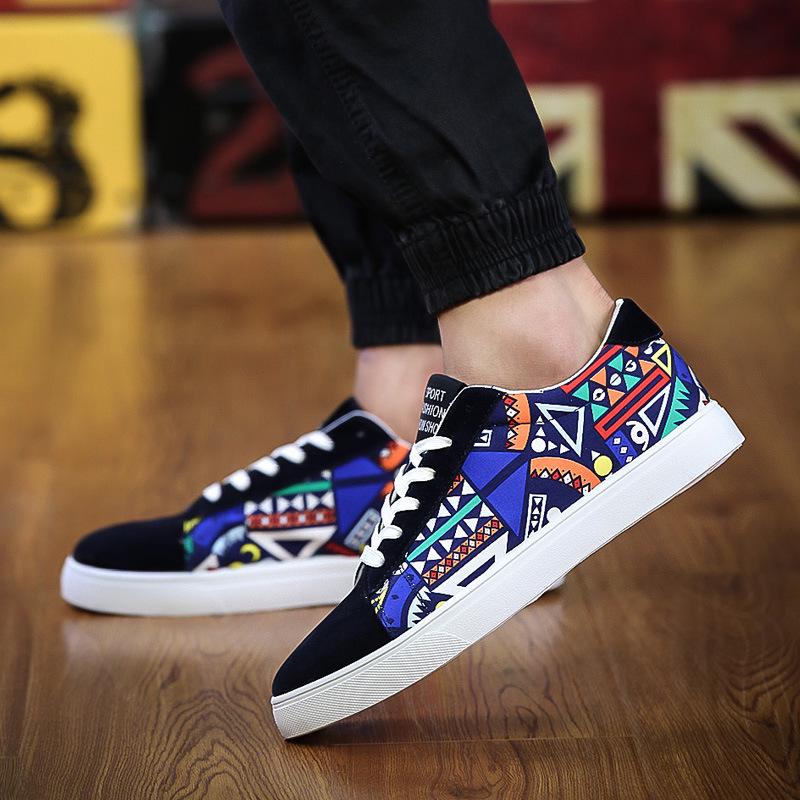 graffiti canvas shoes