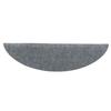Self Adhesive Stair Mats 10 pcs Light Grey 56 x 17 x 3 cm