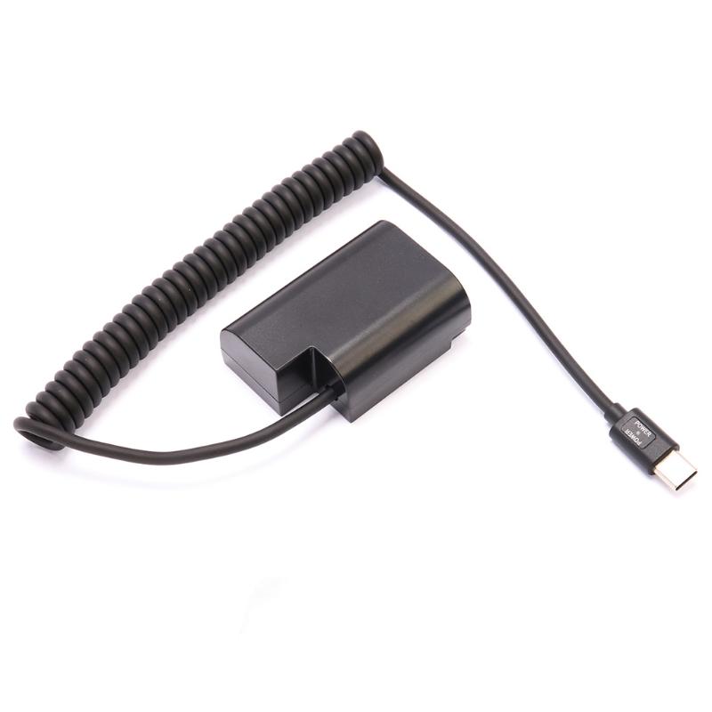 Decoded Battery Adapter with Cable Type C for Panasonic Gh3, Gh4, Gh5, Gh5s,Great Performance