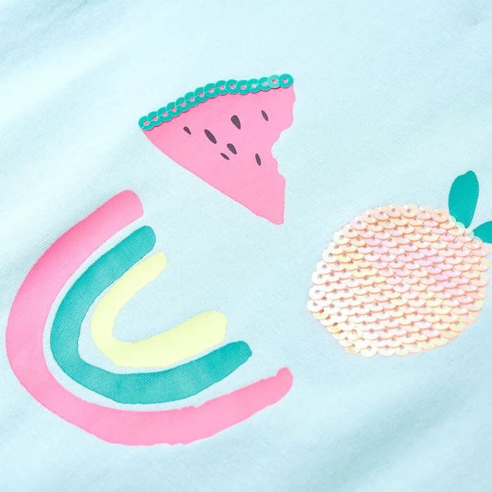 T-shirt pour enfants aqua clair 92/104/116/128/140