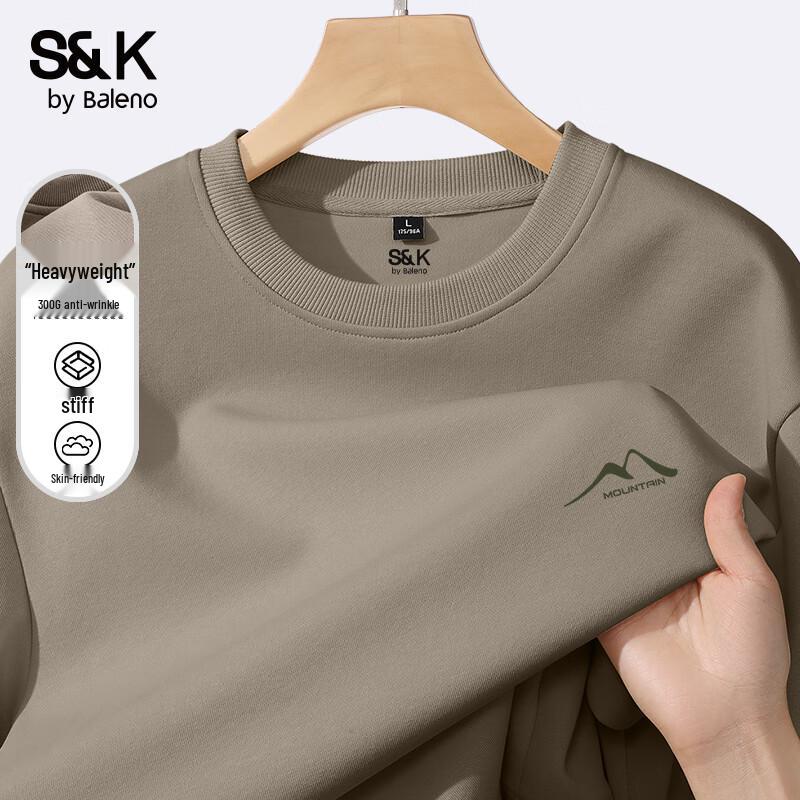 Baleno S&K Men's Round Neck Graphic Sweatshirt