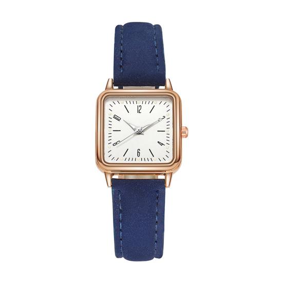 Quartz Watch for Women Luminous Hands Compact Wristwatch Elegant Arabic Numerals Watch Easy Night Reading Square Watch for Daily Wear Gift
