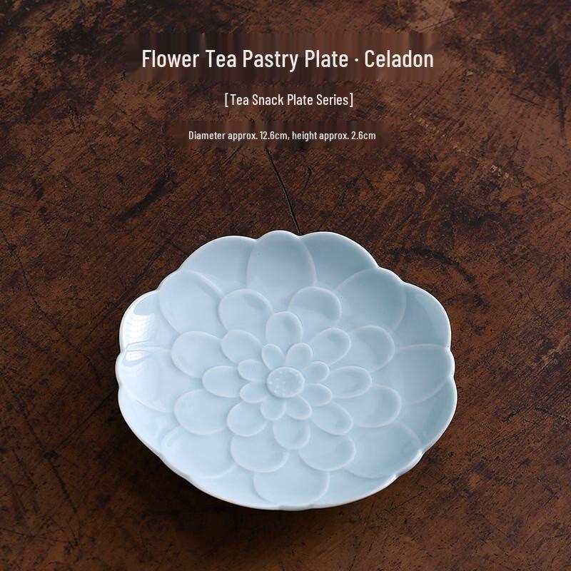 Traditional Ceramic Tea Snack & Dessert Plate