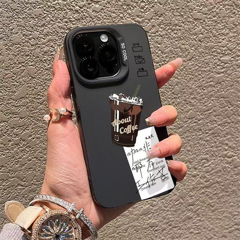 Coffee is bitter than work iPhone Apple 111promax mobile phone case 11pro/11plus/11 matte 11pr