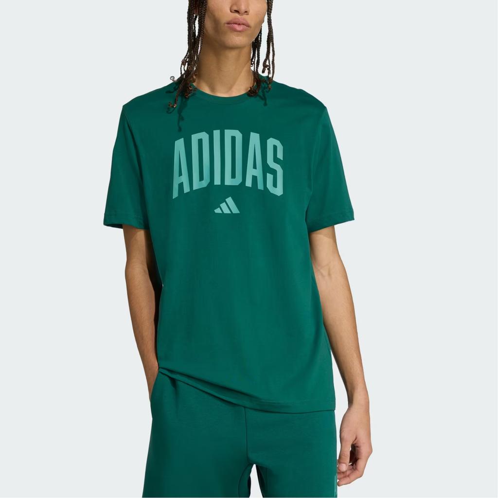 adidas Logo Crew Neck Straight Fit Short Sleeve T-Shirt Men Tops KA7135