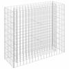 Vidaxl Podwyższona Donica Gabionowa, Galwanizowana Stal, 90X30X90 Cm