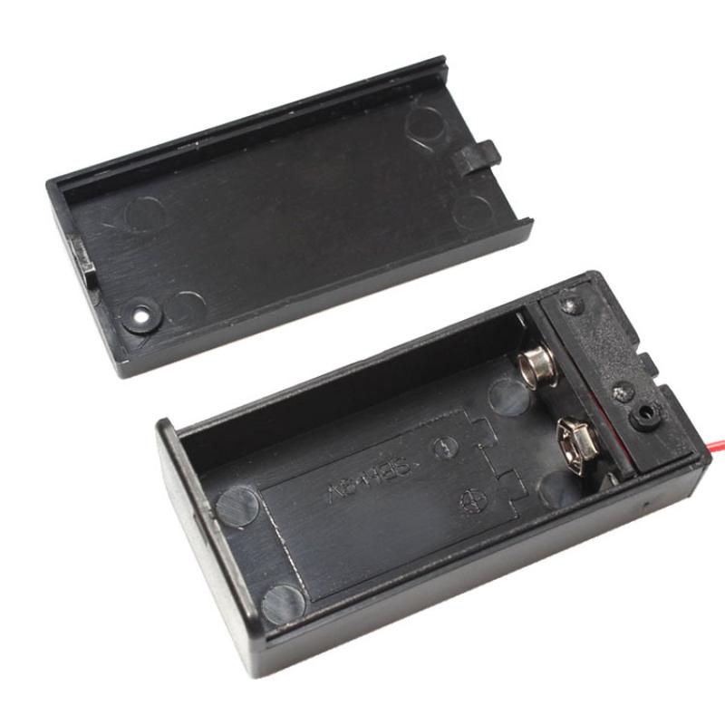 1Pcs New Batteries Plastic Shell 3X Aa Rectangular Embedded Battery Holder Storage Box Case 4.5V With Cover