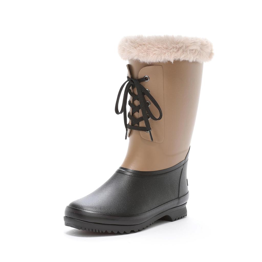 Moonstar MF FG16RL Rain Size 2E Women's Shoes, Beige, 25.0 cm,