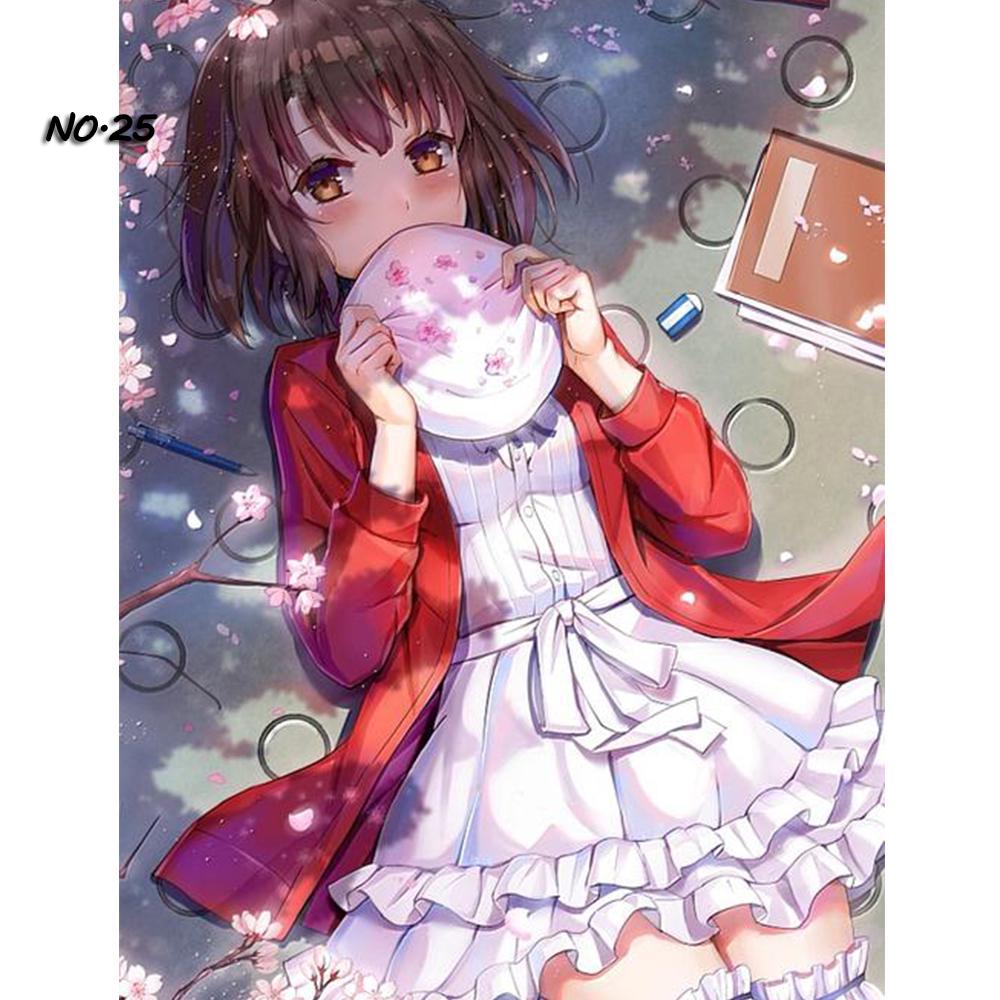 5D DIY Round Full Round Diamond Painting Anime Diamond Embroidery Complete Home Decorative Gift