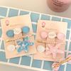 3pcs/Set Glitter Hairpins Ocean Series Princess Headdress New Barrette  Hair Accessories