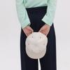 TAEY eyelet cap_ivory,beige