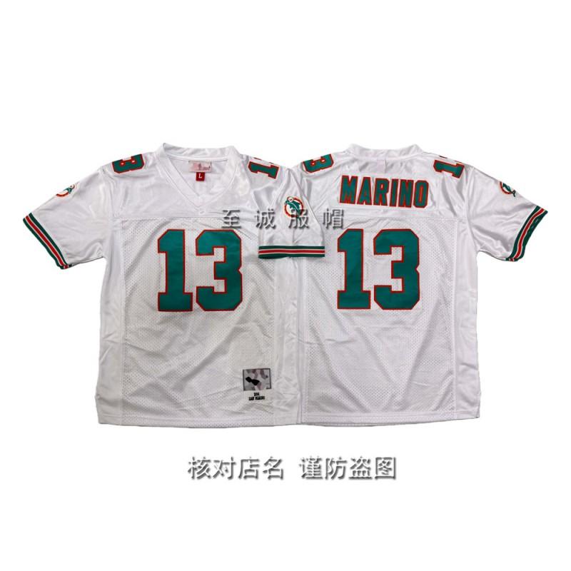 Kids Retro Football Jersey Team Uniform Dolphins Rams Commanders Youth Training Wear Cotton Blend