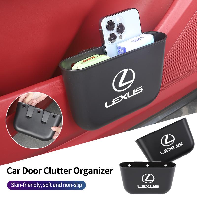 Car Door Clutter Organizer Trash Can Tools Storage Box Waste Case For Lexus CT ES GS NX IS250 CT200h IS300h ES300h RX400h NX300h YV6