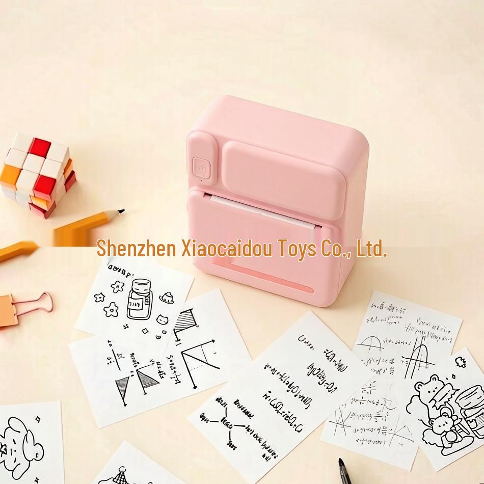 Compact Bluetooth Thermal Label Printer for Sticky Notes and Adhesive Stickers